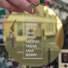 Charger l'image dans la galerie, Boucles d'oreilles transparentes The L Word 🏳️🌈