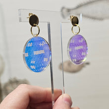 Charger l'image dans la galerie, Boucles d'oreilles Boule DISCO holographique PM ✨🕺🏻