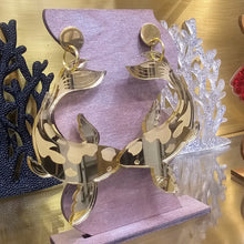 Charger l'image dans la galerie, Boucles d'oreilles Carpe Koï miroir doré 🎏