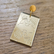 Charger l'image dans la galerie, ❤️✨ Boucles d'oreilles Carte Reine de Cœur ✨❤️