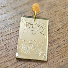 Charger l'image dans la galerie, ❤️✨ Boucles d'oreilles Carte Reine de Cœur ✨❤️