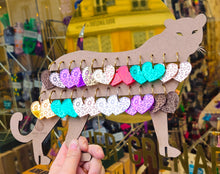 Charger l'image dans la galerie, 🔥 Boucles d’oreilles Cœur Léopard – Miroir Bronze 🐆🔥