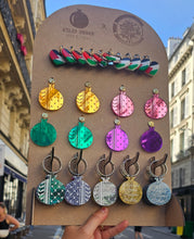 Charger l'image dans la galerie, 🇵🇸❤️ Boucles d’oreilles Grenade Keffieh – Résistance & élégance❤️ 🇵🇸