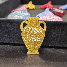 Charger l'image dans la galerie, Broche Amphore MALE TEARS (paillettes dorées) 💧