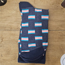 Charger l'image dans la galerie, Chaussettes en bambou Drapeau Trans 🏳️🌈🏳️⚧️