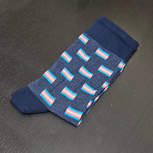 Charger l'image dans la galerie, Chaussettes en bambou Drapeau Trans 🏳️🌈🏳️⚧️