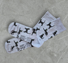 Charger l'image dans la galerie, Chaussettes en bambou Chat noir 🐈⬛