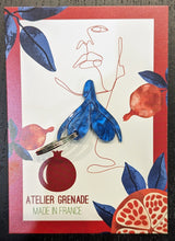 Charger l'image dans la galerie, Porte-clefs Clitoris, marbré bleu marine