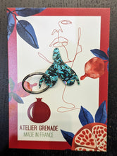 Charger l'image dans la galerie, Porte-clefs Clitoris, paillettes vertes