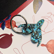 Charger l'image dans la galerie, Porte-clefs Clitoris, paillettes vertes
