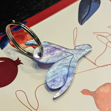 Charger l'image dans la galerie, Porte-clefs Clitoris, violet marbré