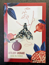 Charger l'image dans la galerie, Porte-clefs Clitoris, paillettes argentées