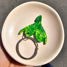 Charger l'image dans la galerie, Porte-clefs Clitoris, marbré vert-doré