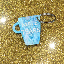 Charger l'image dans la galerie, Porte-clefs Mug Male Tears, bleu ciel marbré