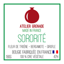 Charger l'image dans la galerie, Bougie "Sororité" Made in France 🔥