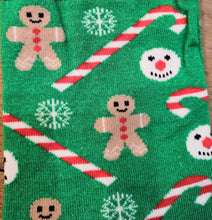 Charger l'image dans la galerie, Chaussettes en bambou Bonhomme pain d'épices ❄️