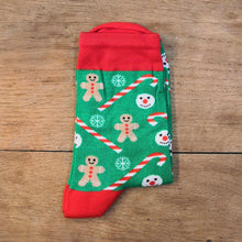 Charger l'image dans la galerie, Chaussettes en bambou Bonhomme pain d'épices ❄️