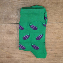 Charger l'image dans la galerie, Chaussettes en bambou Aubergine đ