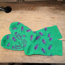 Charger l'image dans la galerie, Chaussettes en bambou Aubergine đ