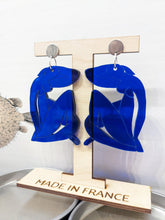 Charger l'image dans la galerie, Boucles d'oreilles Matisse bleu