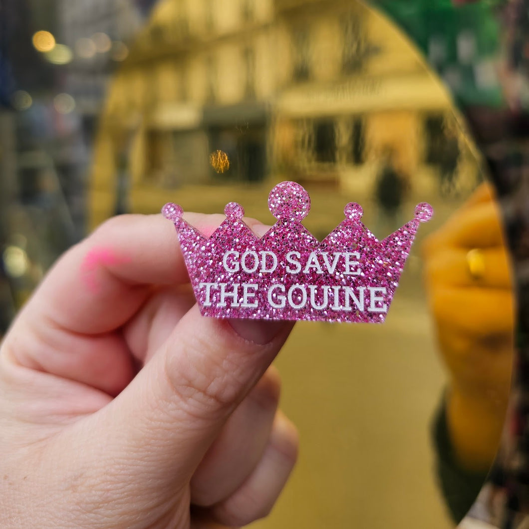 Broche couronne à personnaliser 👑