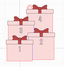 Charger l&#39;image dans la galerie, 🎄 Déco de sapin personnalisée — Paquets ! 🎁
