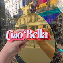 Charger l&#39;image dans la galerie, Décoration murale &quot;Ciao Bella&quot; rouge ! 🇮🇹
