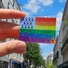 Charger l&#39;image dans la galerie, Sticker Drapeau breton arc-en-ciel 🏳‍🌈
