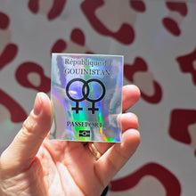 Charger l'image dans la galerie, Sticker Passeport du Gouinistan 🏳‍🌈
