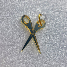 Charger l'image dans la galerie, 💛 Boucles d’oreilles Ciseaux Miroir doré 💛
