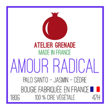 Charger l'image dans la galerie, Bougie "Amour Radical" Made in France 🔥
