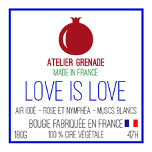 Charger l'image dans la galerie, Bougie "Love is Love" Made in France 🔥
