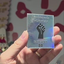 Charger et lire la vidéo dans la visionneuse de la Galerie, Sticker Passeport du Wokistan 🏳‍🌈
