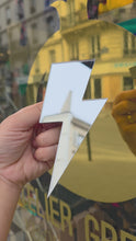 Charger et lire la vidéo dans la visionneuse de la Galerie, Décoration murale éclair argenté ⚡
