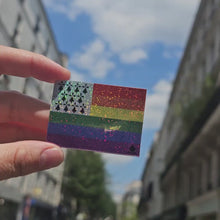 Charger et lire la vidéo dans la visionneuse de la Galerie, Sticker Drapeau breton arc-en-ciel 🏳‍🌈
