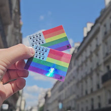Charger et lire la vidéo dans la visionneuse de la Galerie, Sticker Drapeau breton arc-en-ciel 🏳‍🌈
