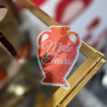 Charger l'image dans la galerie, Sticker Amphore Male Tears orange à paillettes 🏺💧
