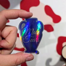 Charger l'image dans la galerie, Sticker Amphore Male Tears bleu holographique 🏺💧
